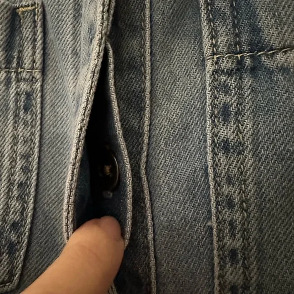 MAYE Montana Denim Shirtdress - Picture 8 of 13